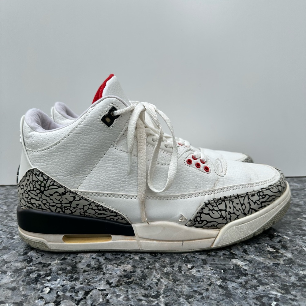 Nike Air Jordan 3 Retro White Cement Reimagined Men's Shoes Size 12
